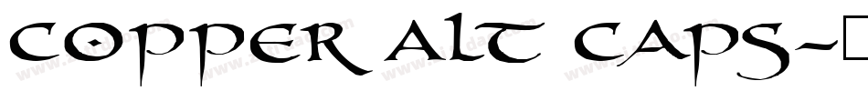 Copper Alt Caps字体转换